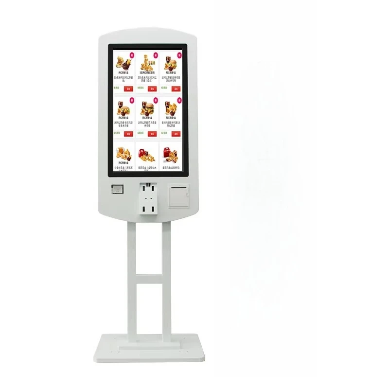 

21.5'' 24'' 27'' 32'' Capacitive Touchscreen Android Self-Service Kiosk For Indoor Outdoor Fast Food Restaurant Payment Kiosks