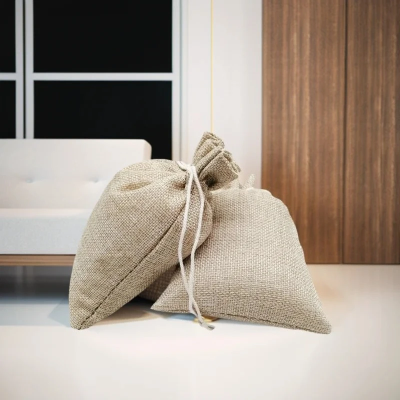 

50pcs Luxury Handmade Wedding Storage Sack Featuring Jute Bags Burlap Gift Sachet Pouch Packaging Drawstring Hessian Linen
