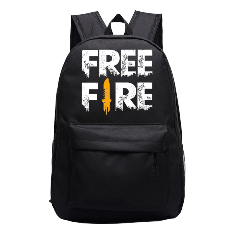 Fashion Free Fire Garena Backpack for School Teenagers Girls Boys Canvas Teenage Travel Cool Shoulder Bag College School Bookbag