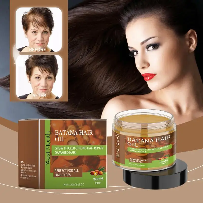Batana Hair Oil Nourishing Repairing Damaged Hair Reduce Hair Breakage Strengthen Hair Roots Restore Natural Luster