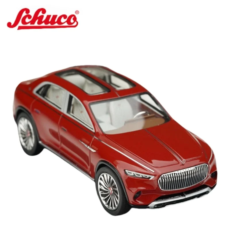 1:43 Mercedes Benz Maybach Vision Deluxe diecast alloy model, children\'s collection of decorative toys, children\'s holiday gifts