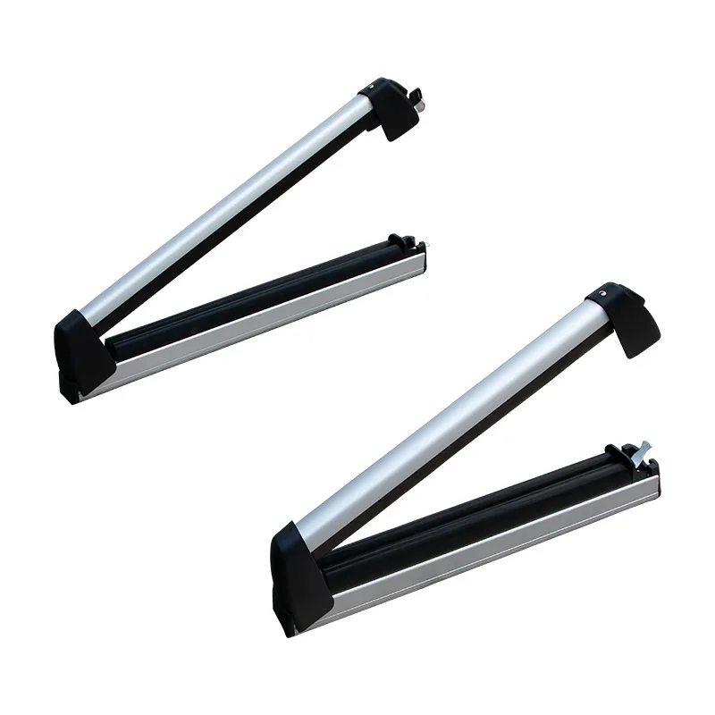 Car Roof Ski Rack Car Sled Rack Clip Fixed Luggage Bracket Placement Rack Lightweight and Durable Aluminum Alloy