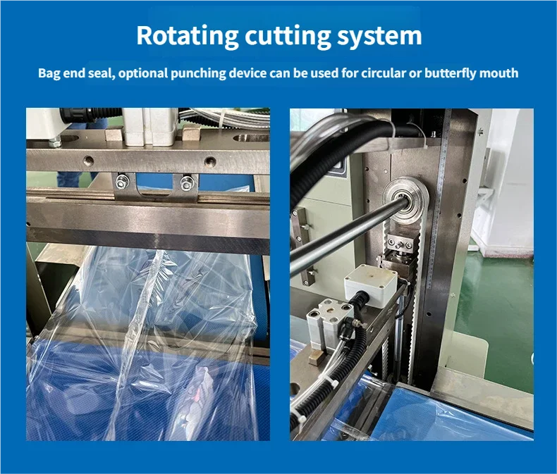 High Configuration Touch Screen Operation Auto Inspection Horizontal Flow Wrapping Machine for Moon Cake Bakery Products