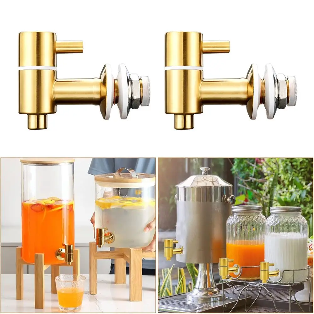 Durable Beer Barrel Tap Stainless Steel Water Valve Bucket 12-25mm Dispenser Spigot Faucet Leakproof Replacement Tap