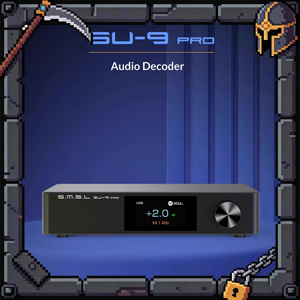 

Аудиодекодер SMSL SU-9PRO с чипом Es9039mspprod/a, поддержка USB, Bluetooth и оптического волокна.