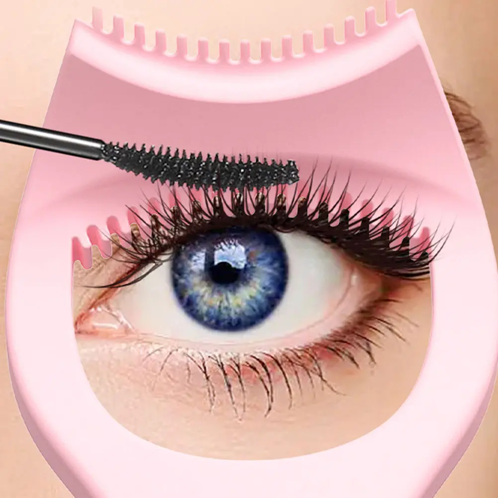 2Pcs Premium Silicone Eyeliner Applicator Tool Eye Makeup Aid for Beginners Professionals Curved Shape Fits Eye Contour Fast view 6
