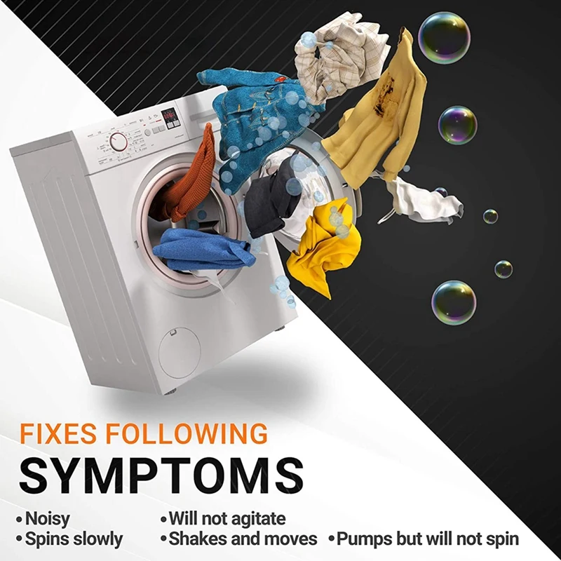 Imagem -02 - Substituição Washer Agitator Dogs Substitui Arruelas Substitui 285612 285770 Ajuste Exato para Whirlpool e Kenmore 60 Pack 80040