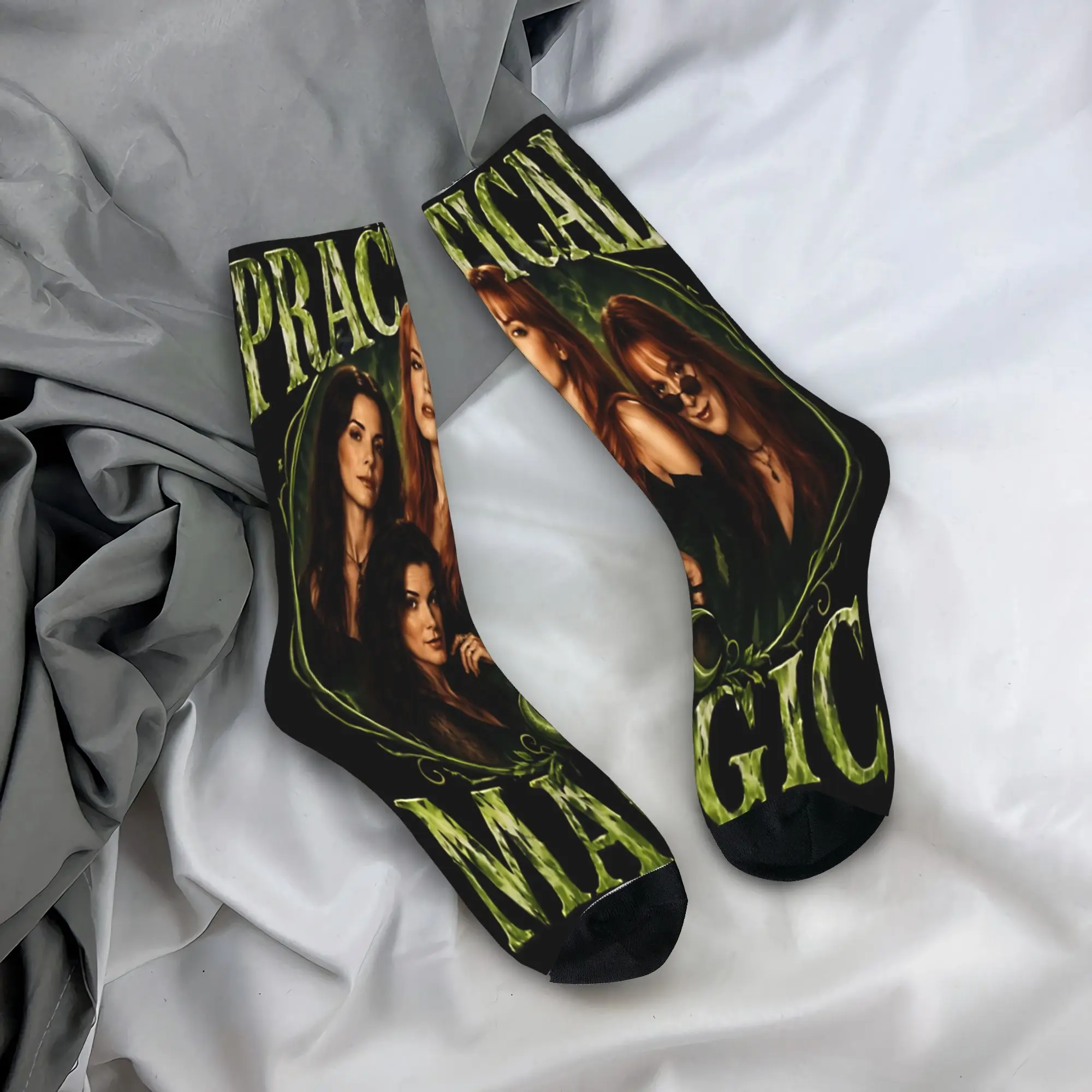 Practical Magic Witchcraft Witches Halloween Mystic Occult Socks Accessories For Men Women  Skateboard Socks Super Soft
