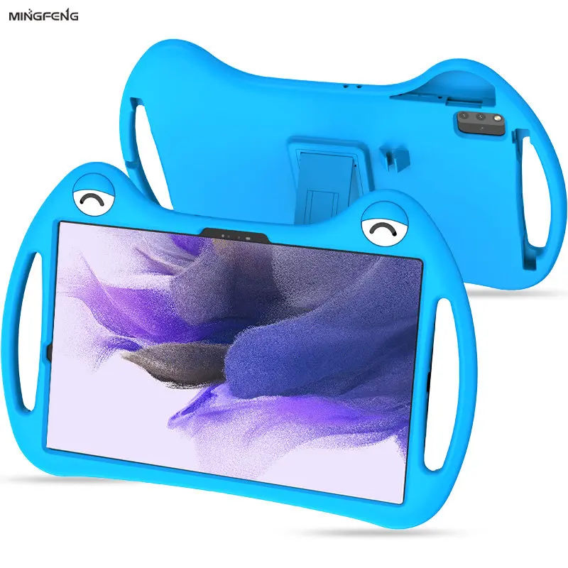 Mingfeng Silicon Case For Lenovo Tab P12pro Tablet PC Funda Cover For Xiaoxin pad pro 12.6Tablet Adjustable Folding Stand Cover