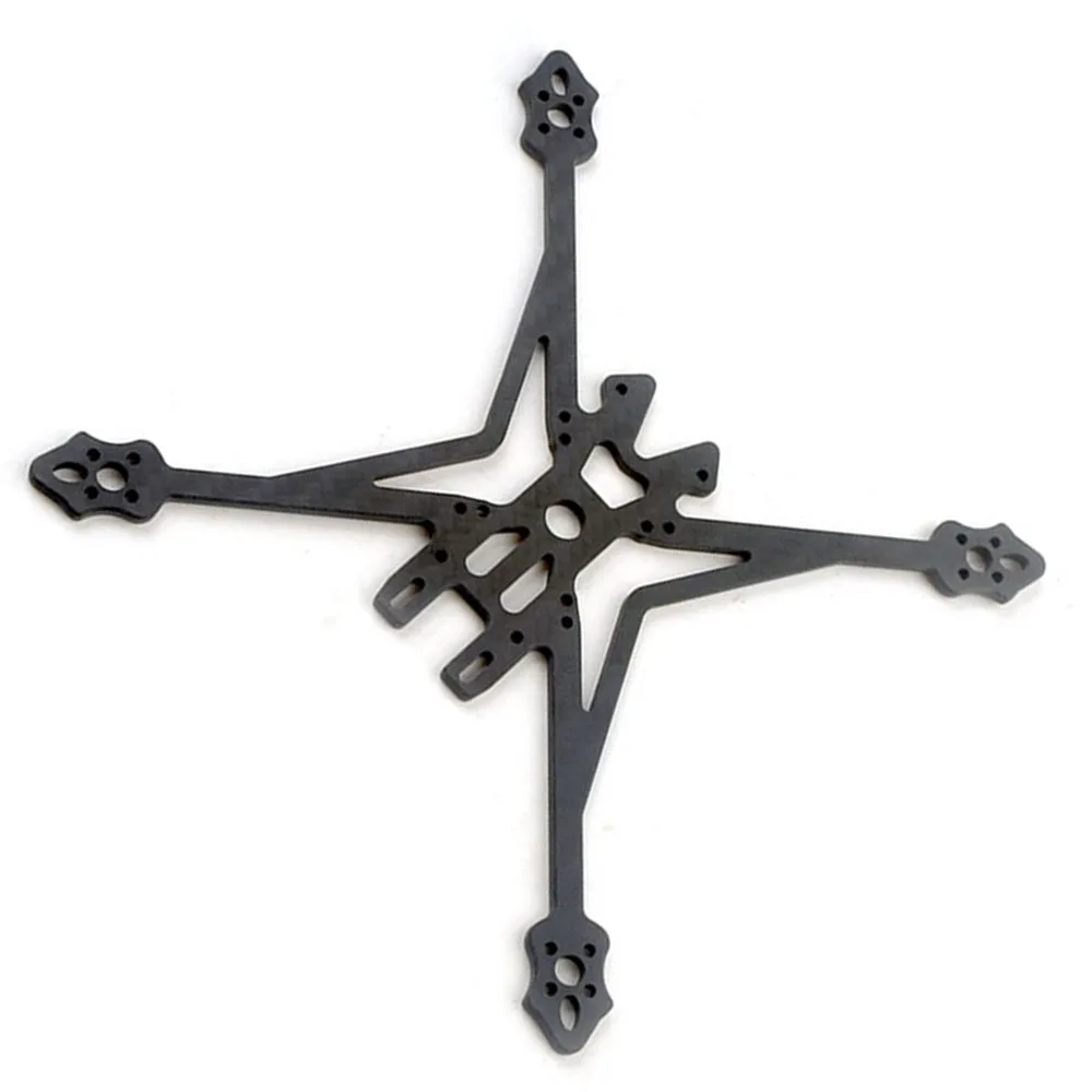 Happymodel Crux35 pieza de repuesto 150mm distancia entre ejes fibra de carbono 3mm de espesor placa inferior AIO reemplazar brazo para RC Dron de carreras con visión en primera persona