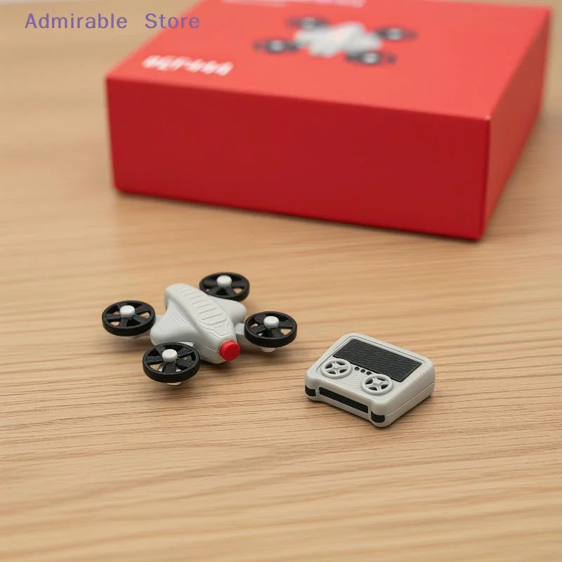 1: 12 Scale Miniature Remote Control Drone Model, Miniature Scene Props, Dollhouse With A Strong Sense Of Technology.