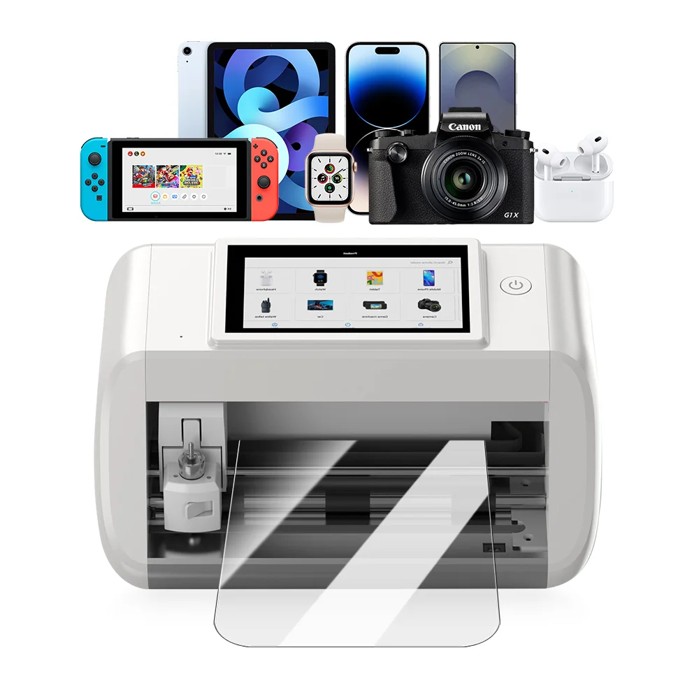 Newest 2026 Phone Film Cutting Machine With Online Update Function Support Mobile Phone Tablet Watch Film