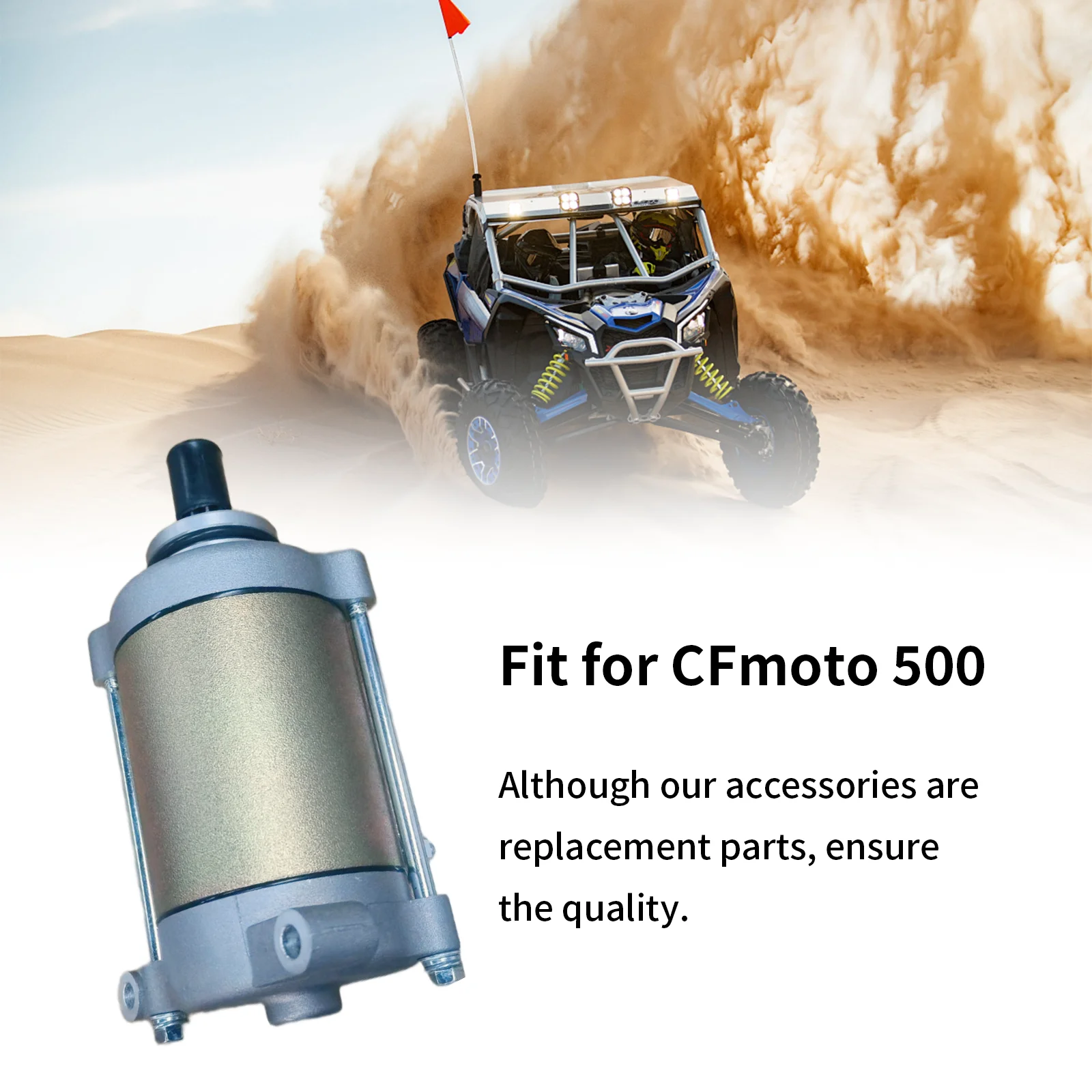 0180-091100-0010 محرك بداية متوافق مع CF Moto CF188 CF500 X5 X6 Z6 Linhai ATV 500D M550 M550L Quad Atv
