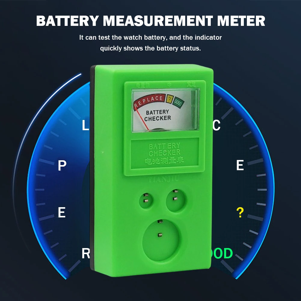 Button Cell Battery Checker Professional Battery Measuring Instrument Easy To Use Lightweight Equipment Repair Tool Accessory