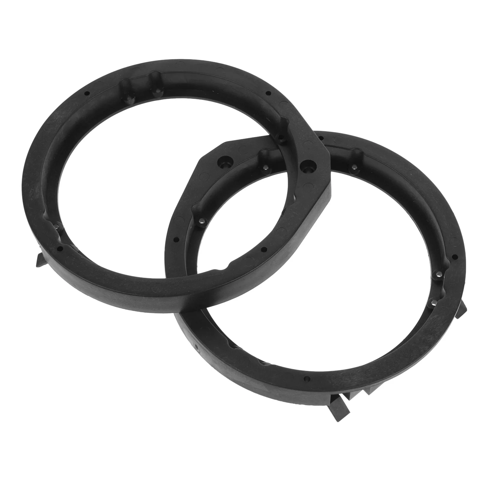 

1Pair Car Speaker Adapter Rings 6.5 Inch Sturdy Material Easy Operation Precise Cutouts Smooth Surface Universal Fit Vehicle