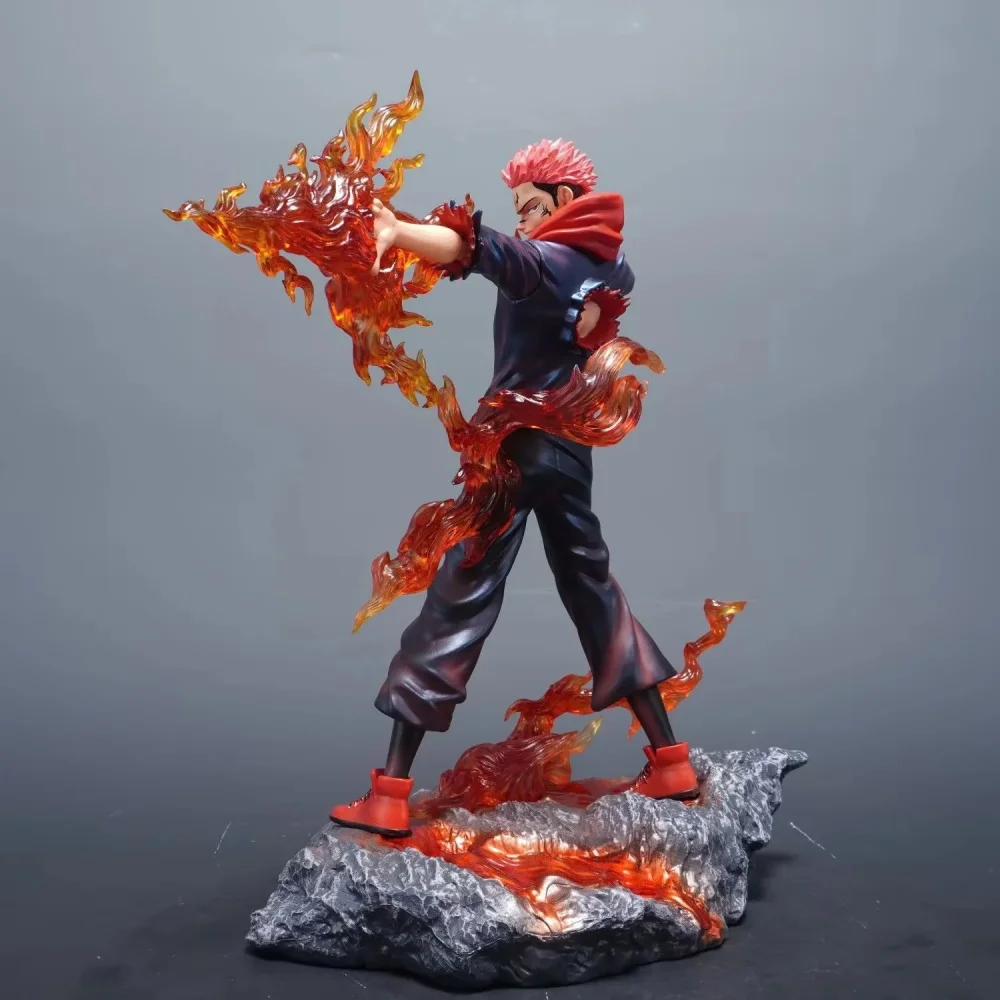 Anime Jujutsu Kaisen Itadori Yuji GK PVC Action Figure Collectible Model Doll Toy 30CM