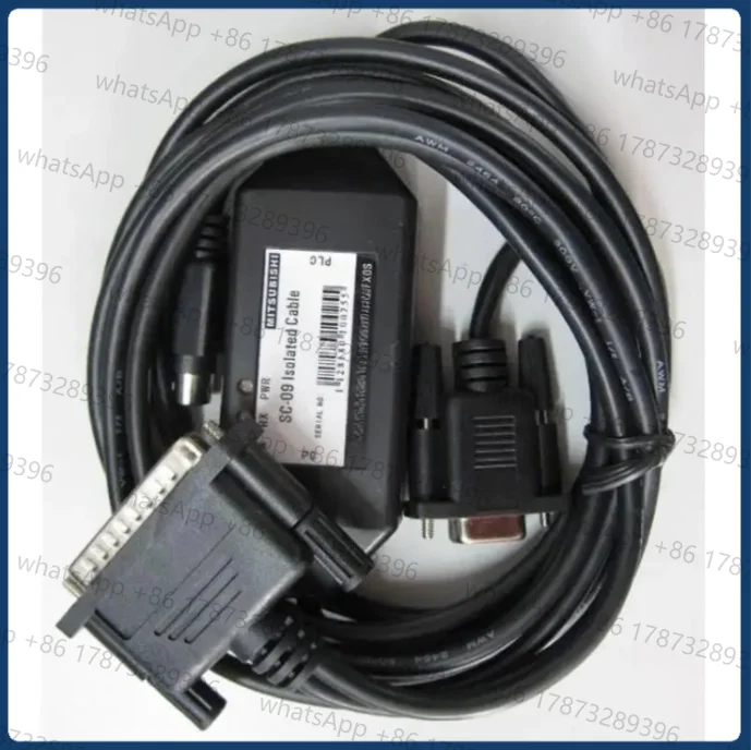 SC09 SC-09 PLC Programming Cable for  FX, FX0N, FX1N, FX2N, FX1S, FX3U, FX3G, A