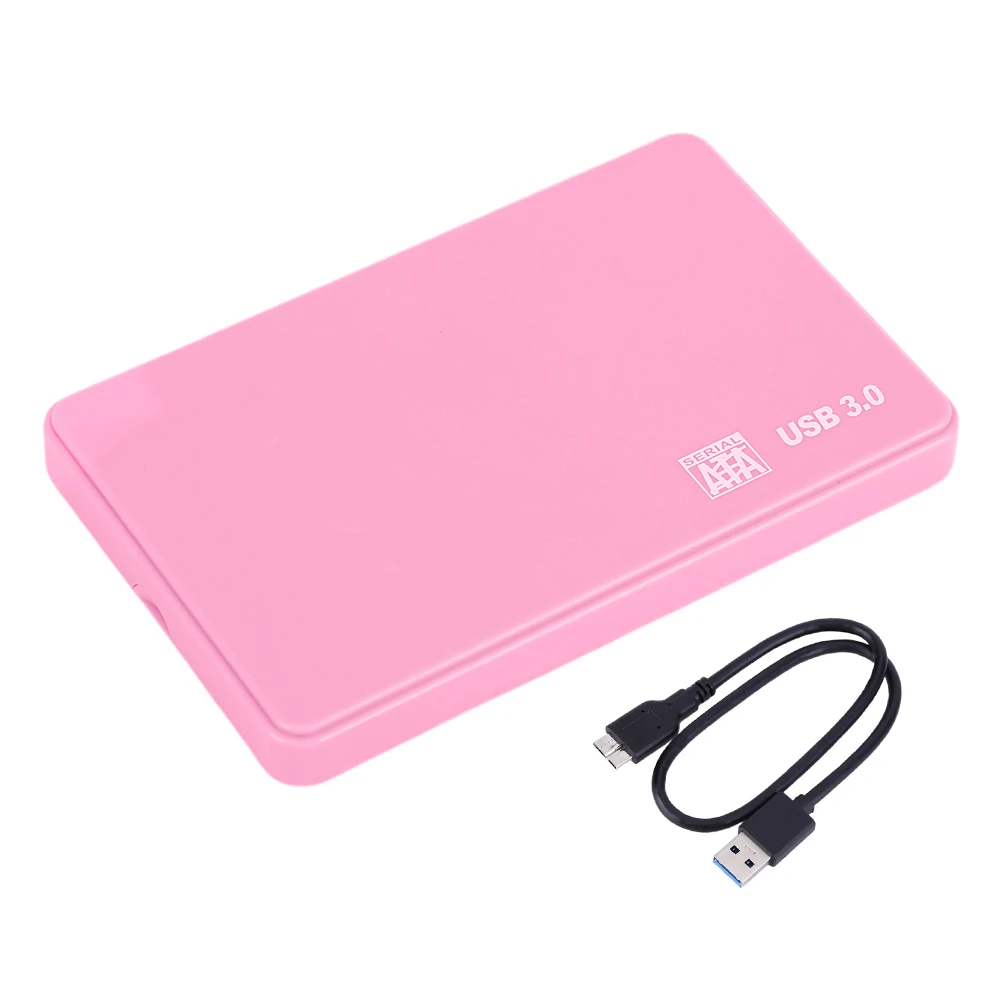 XP/win7/win8/win10과 호환되는 SATA-USB3.0 하드 디스크 케이스 SSD 외부 스토리지용 도구가 필요 없는 2.5인치 하드 드라이브 인클로저