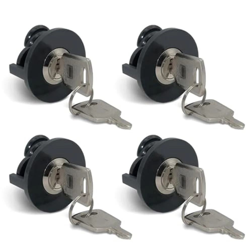1/4-Piece Set Of Keyed Socket Locks, Lockable Power Supply Anti-Theft Lock, Power Supply Anti-Theft Lock Fire-Resistant Lock
