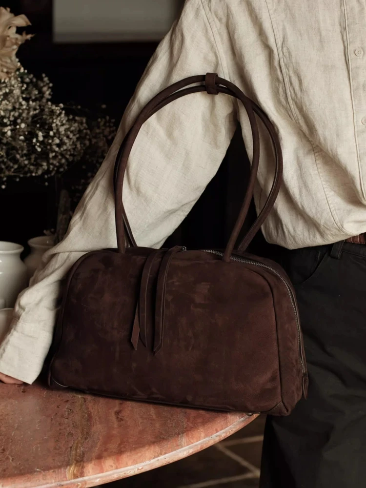 

Fashion Simple Genuine Leather Shell Bag Women Tote Bag\Handbag Real Leather Lady Shoulder Underarm Bag Big New 2025