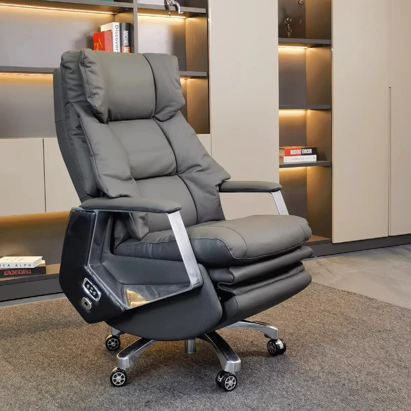 

Роскошное дизайнерское кресло руководителя для гостиной в скандинавском стиле с удобной подставкой для ног, офисное кресло для отдыха на колесиках, мобильное кресло для офиса, мебель