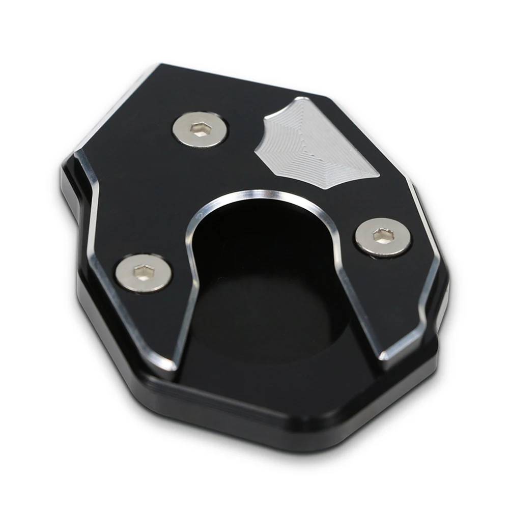 For Kawasaki ZX6R ZX10R Z650 Z800 Z900/RS Z1000 NINJA 650R 1000 ER6N ER6F Kickstand Extension Pad Foot Side Enlarge Stand Plate