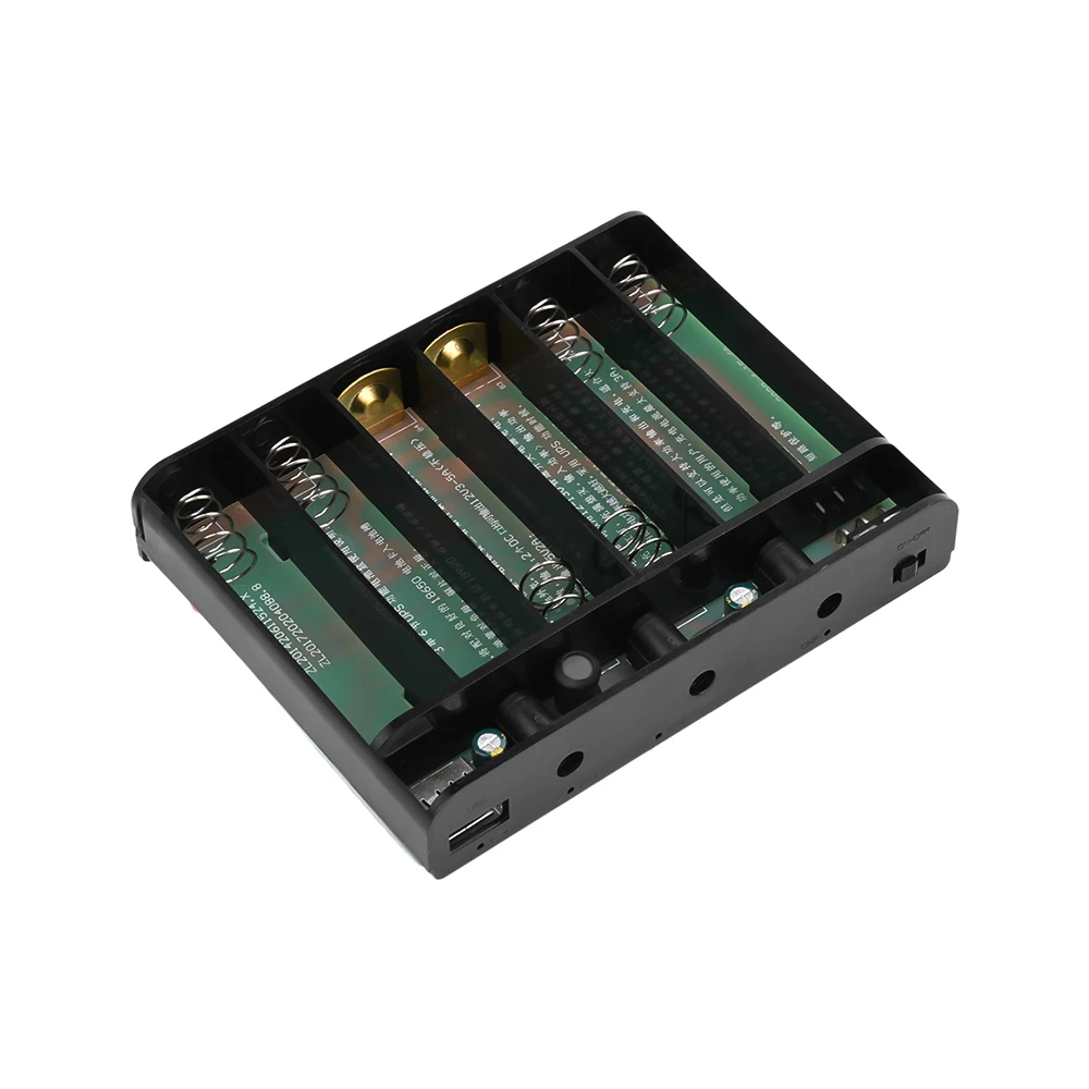 แบตเตอรี่สำรอง DC UPS 5V 9V 12V สำหรับเราเตอร์ออปติคอล ระบบจ่ายไฟสำรองแบบต่อเนื่อง ใช้แบตเตอรี่ลิเธียม 6x18650 กล่องพาวเวอร์แบงค์ DIY