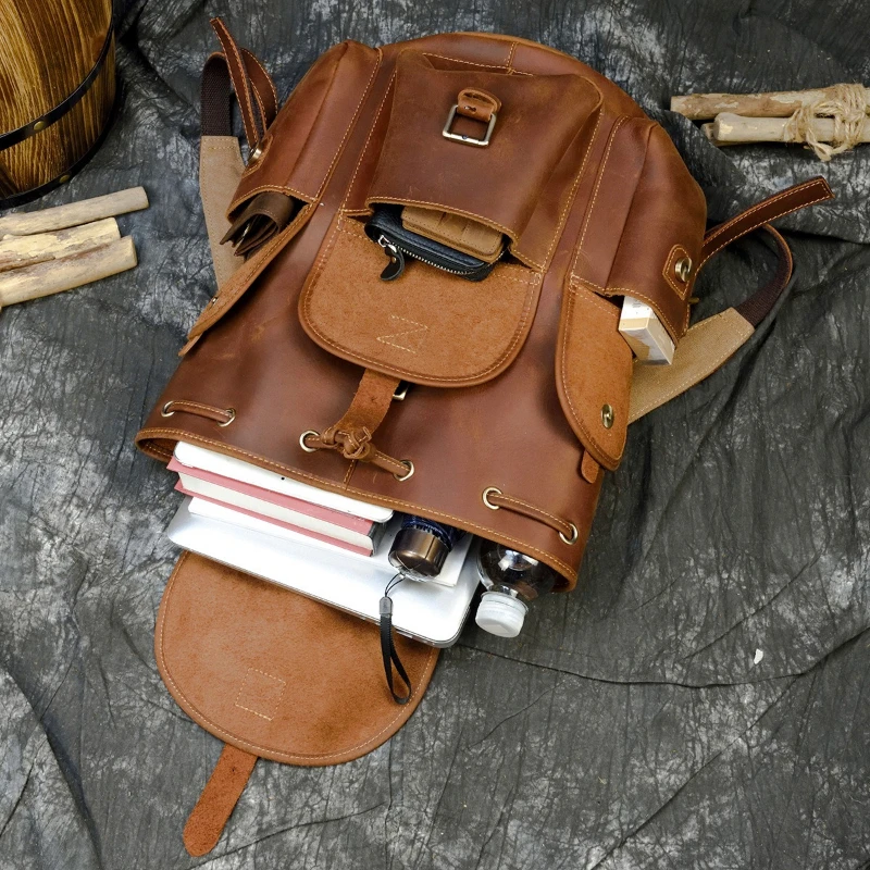 

Многофункциональные рюкзаки для отдыха, удобные деловые уличные рюкзаки для колледжа, школьные кожаные сумки Schoudertas MHSJB