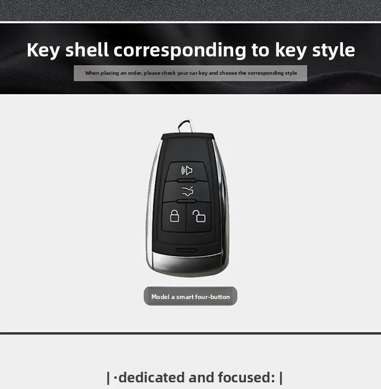 Car Remote Key Case Cover Protect Shell Fob For Baic Senova X25 X35 X55 X65 D50 For Changhe Q25 Q35 A6 Car Accessorie