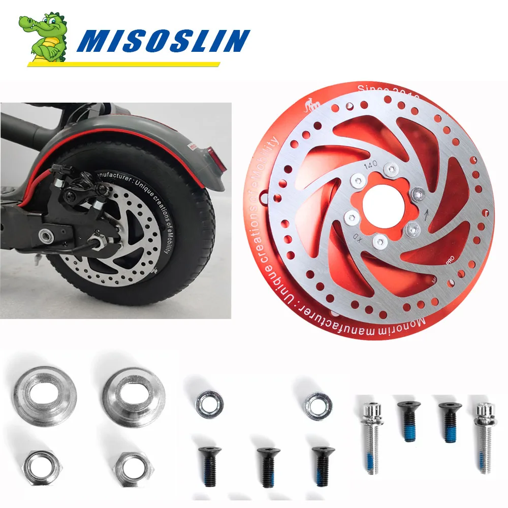 

Monorim DM Motor Deck Disc For Xiaomi Pro Pro2 Electric Scooter Specially Rear Motor Upgraded Brake 140mm Disc Brake Sets Parts