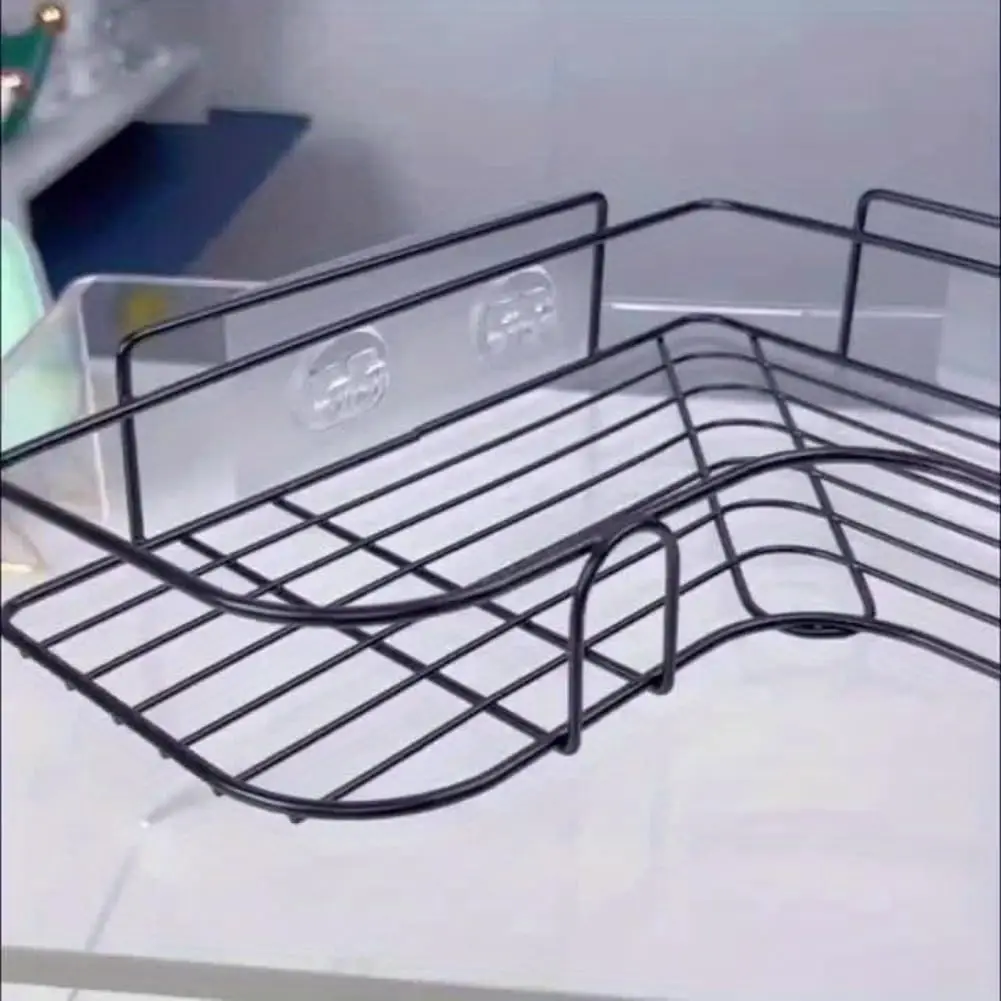 Toilet Corner Shelf Toiletry Rack Washroom Triangle Storage Rack Wall Mounted Storage Rack For Bathroom Corner Shower Bathroom