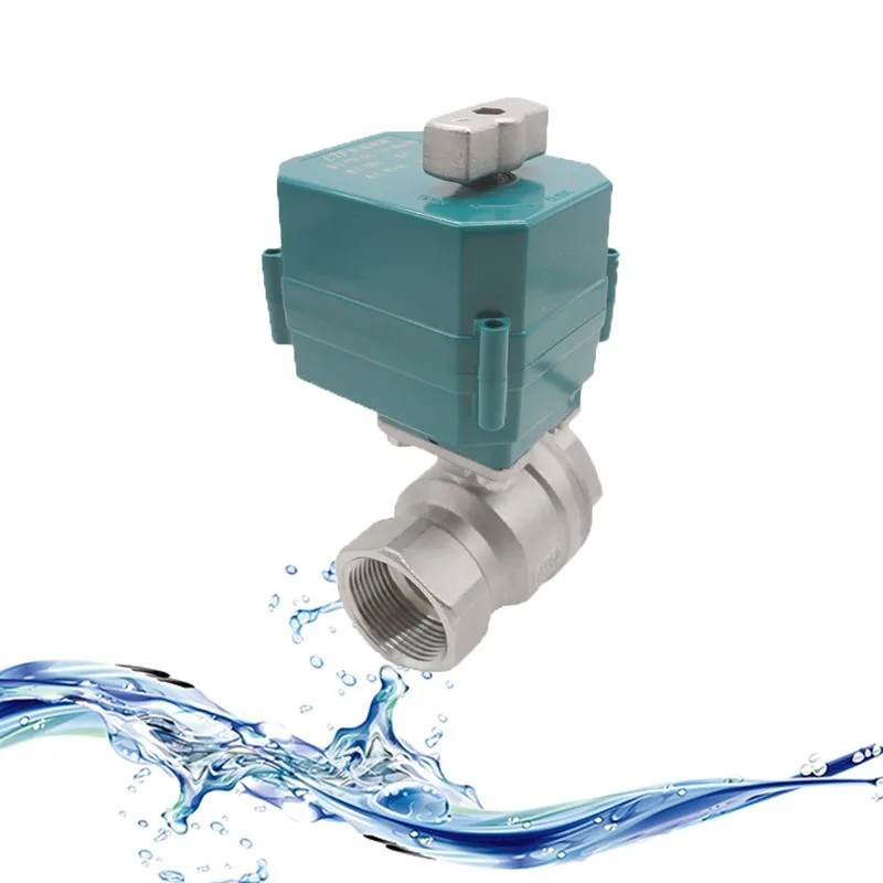 

DN15 DN 20 DN25 DN32 DN40 DN50 UPVC SS BRASS 2 way 3 way motorized actuator ball valve