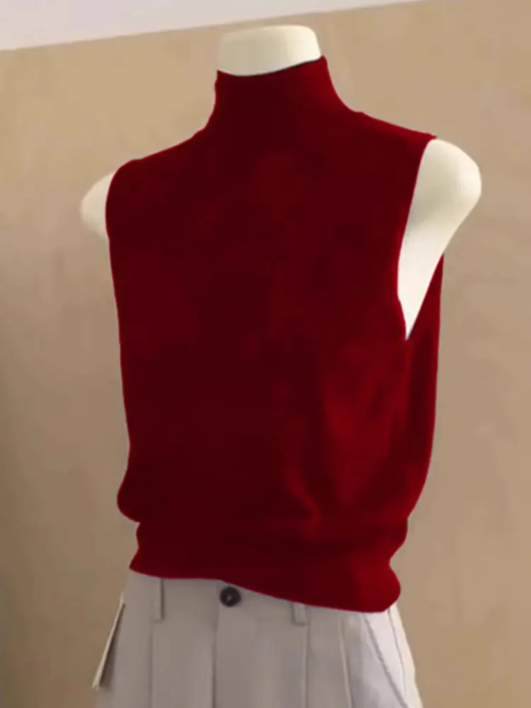 Faionable اللون محبوك Svel الأعلى المرأة بسيطة كسول Sle الصيف وصول جديد مريح منتظم صالح تخفيف S... #2