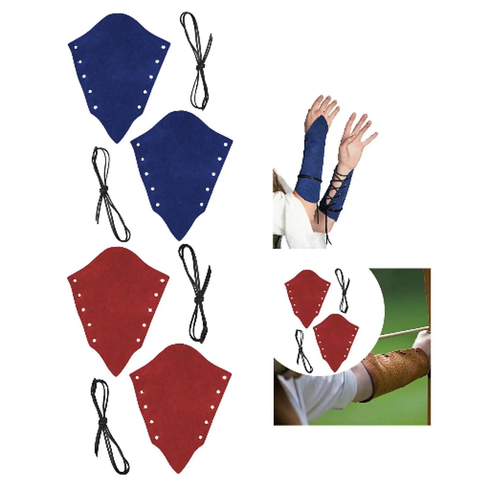 دعامات ذراع العصور الوسطى بتصميم عتيق، سوار معصم قفاز متعدد الاستخدامات للحفلات التنكرية #1