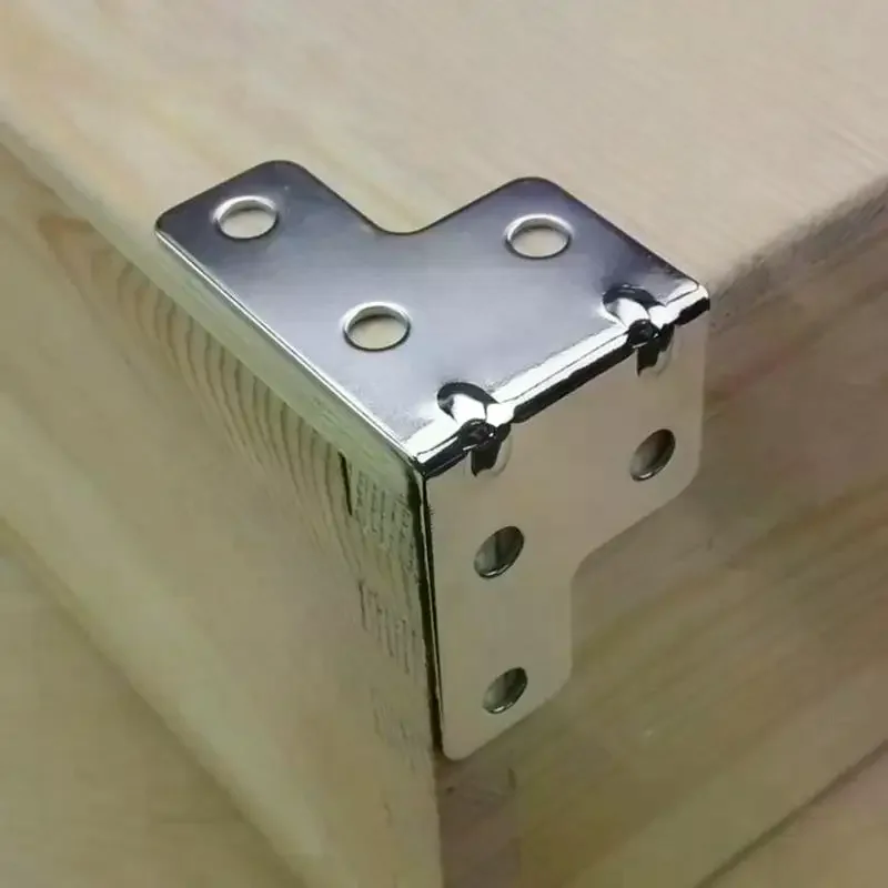 4/8Pcs Angle Code Flight Case L Brace Tour Case Side Corner Protector 6 Hole Right Angle Code Angle Fixed Brackets