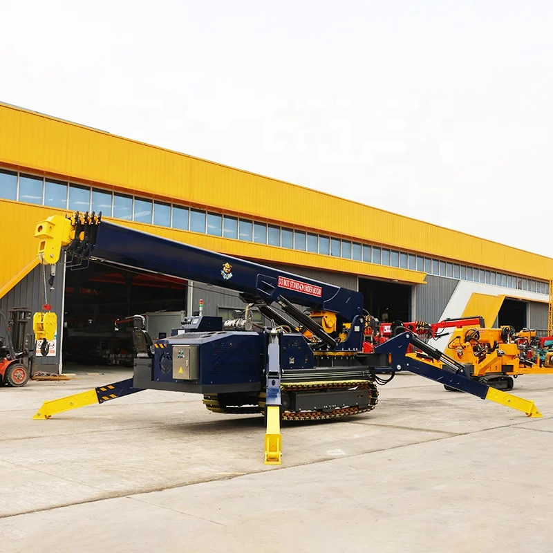 High Quality 21 m Spider Crane 12T Remote Control  Hydraulic Small Crane Spider