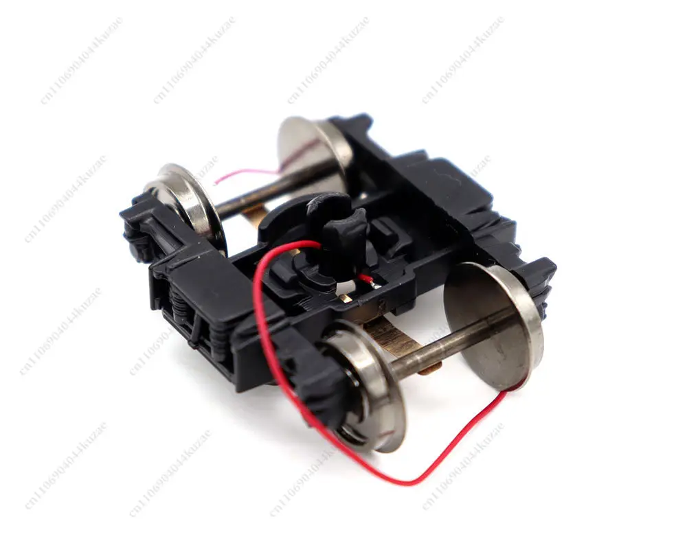 1/87 Scale Train Model Chassis Bogie Assembly, Integrated Modification Fittings for HO Scale Passenger Car Model Making