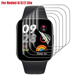 2 sztuki folii hydrożelowej do zegarka Xiaomi Redmi Watch 4 3 2 Lite Active Smartwatch Miękka osłona ekranu Folie zapobiegające zarysowaniom Watch3 4 Cover