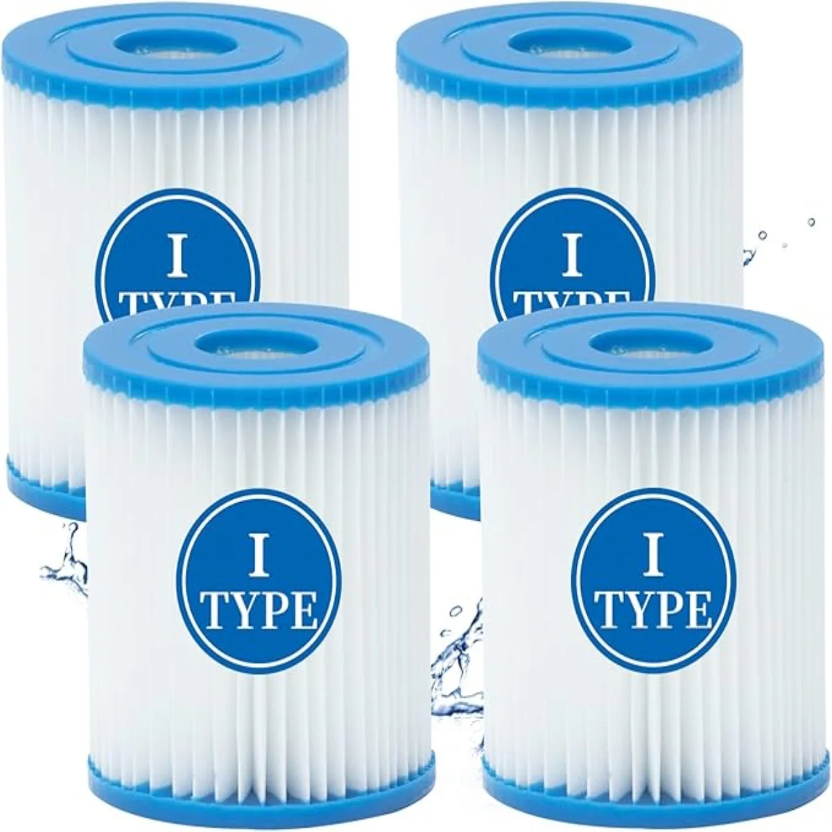 Cartucho de filtro de piscina tipo I, tamaño 1, para filtro de piscina bestway, filtro de spa, bombas de filtro de piscina, reemplazos universales