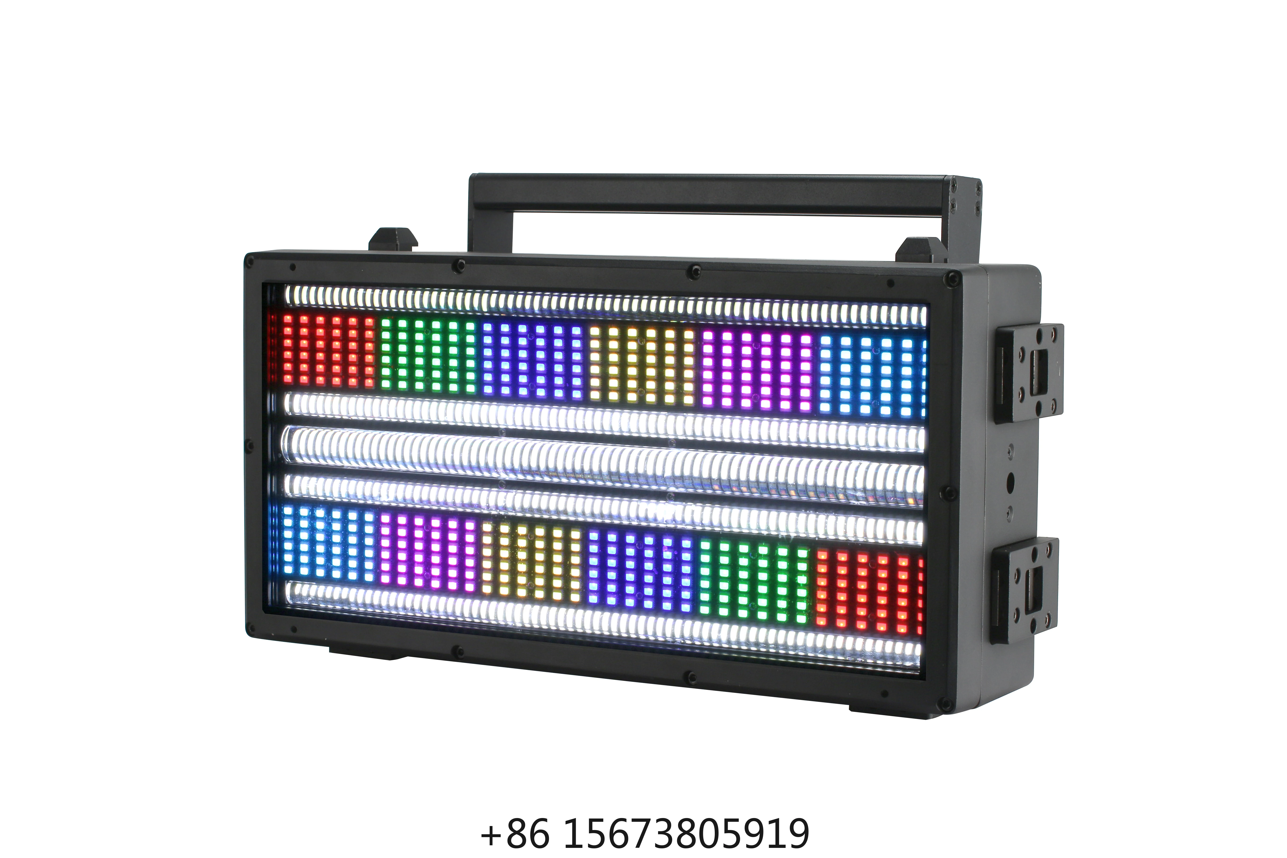 IP65 Matrix Light Splice Strobe 500W Cluster S2 RGBW LED DMX512 DJ Static Wash Light Ra95 Aluminum Alloy