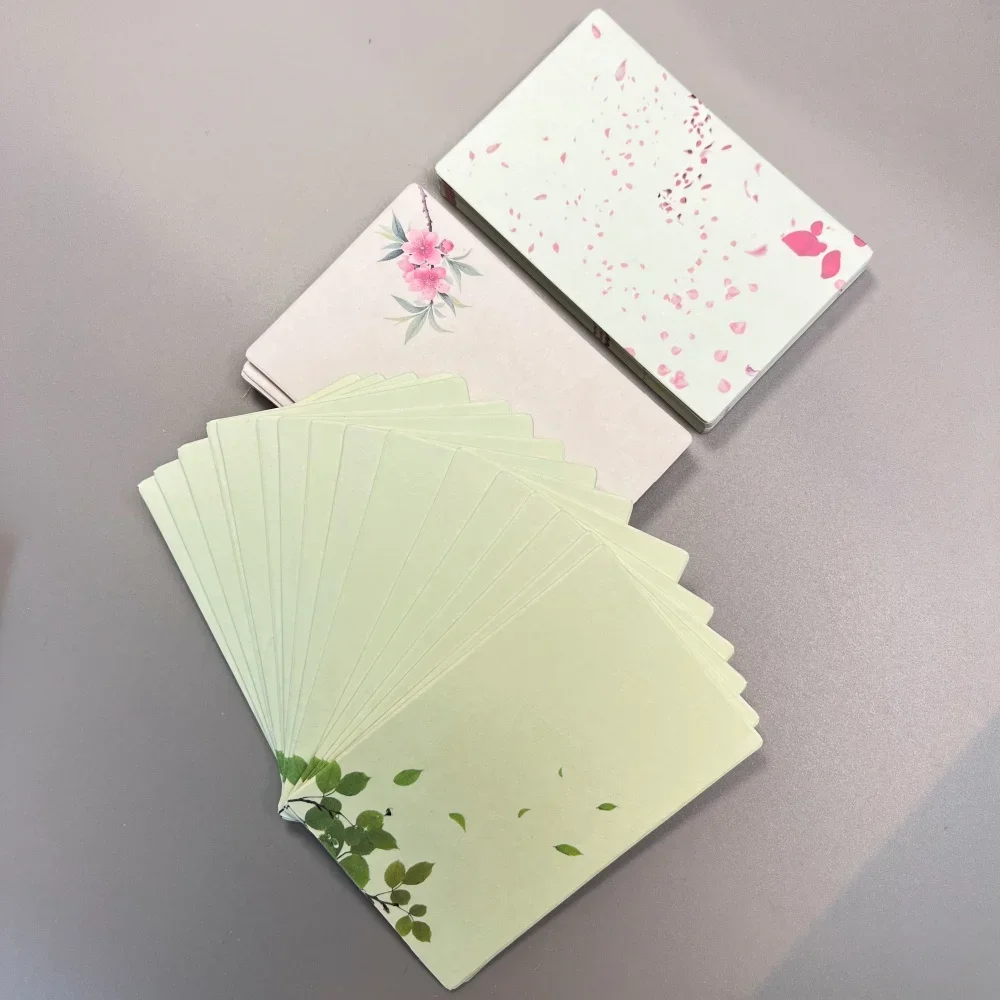 20Pcs Thick Blank Card For Book Business Cards For Message And Book Name Blank Cards For Chinese Style Study Card Message Cards