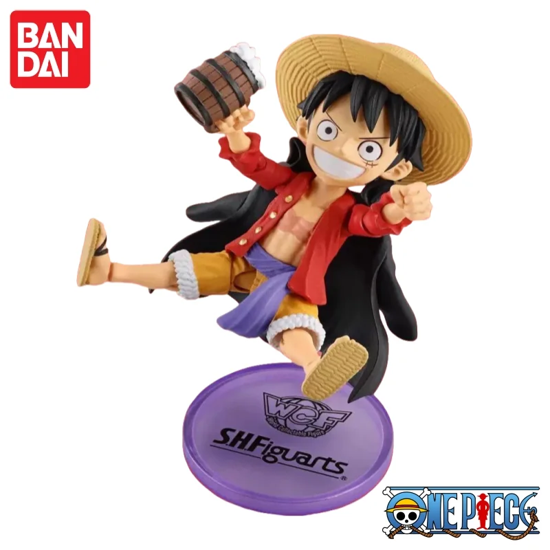 

В наличии оригинальная фигурка Bandai One Piece TAMASHI WCF S.H.Figuarts Monkey D Luffy, игрушечная модель, коллекционная аниме-фигурка