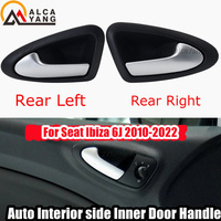 Matte Silver Left Right Auto Interior Inside Inner Door Handle 6J1837113A 6J1837114A For Seat Ibiza 6J 2010-2022 Car Accessories