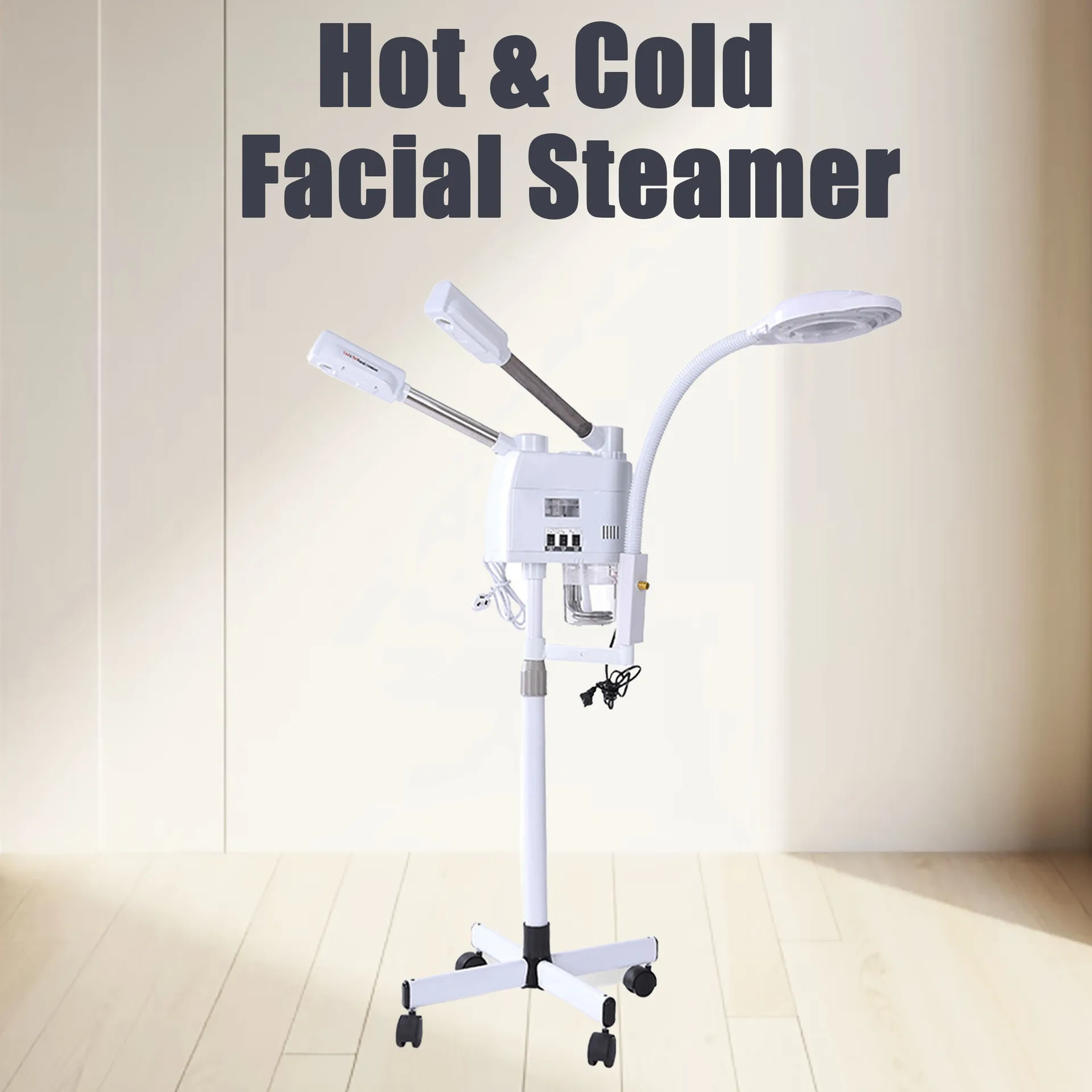 

Hot and cold steam facial sprayer, spray machine for beauty salon, hydrating device, single or double tube spray outlet