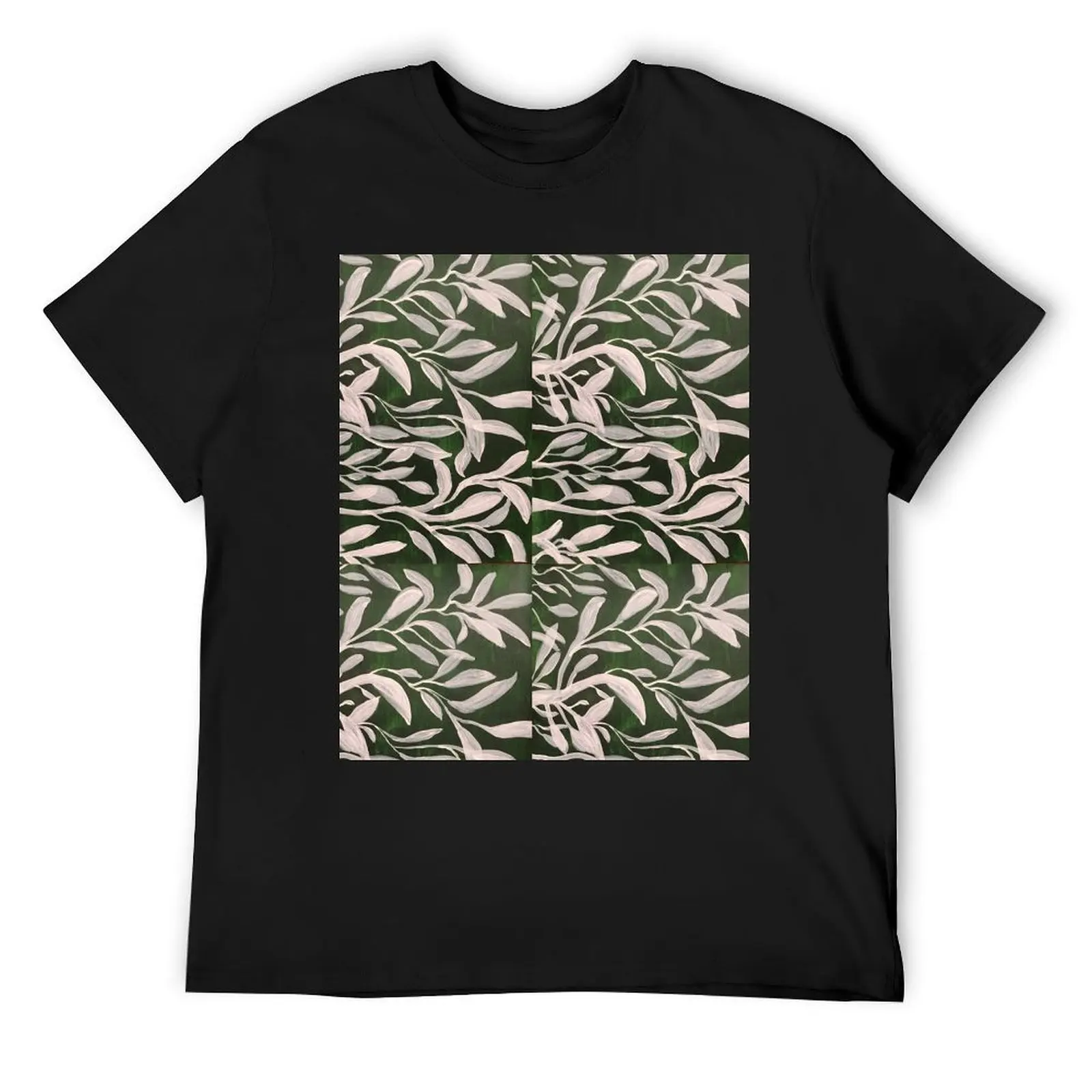 Moonlit Leaves in Grass T-Shirt Aesthetic clothing aesthetic clothes essential t shirt new edition men clothings