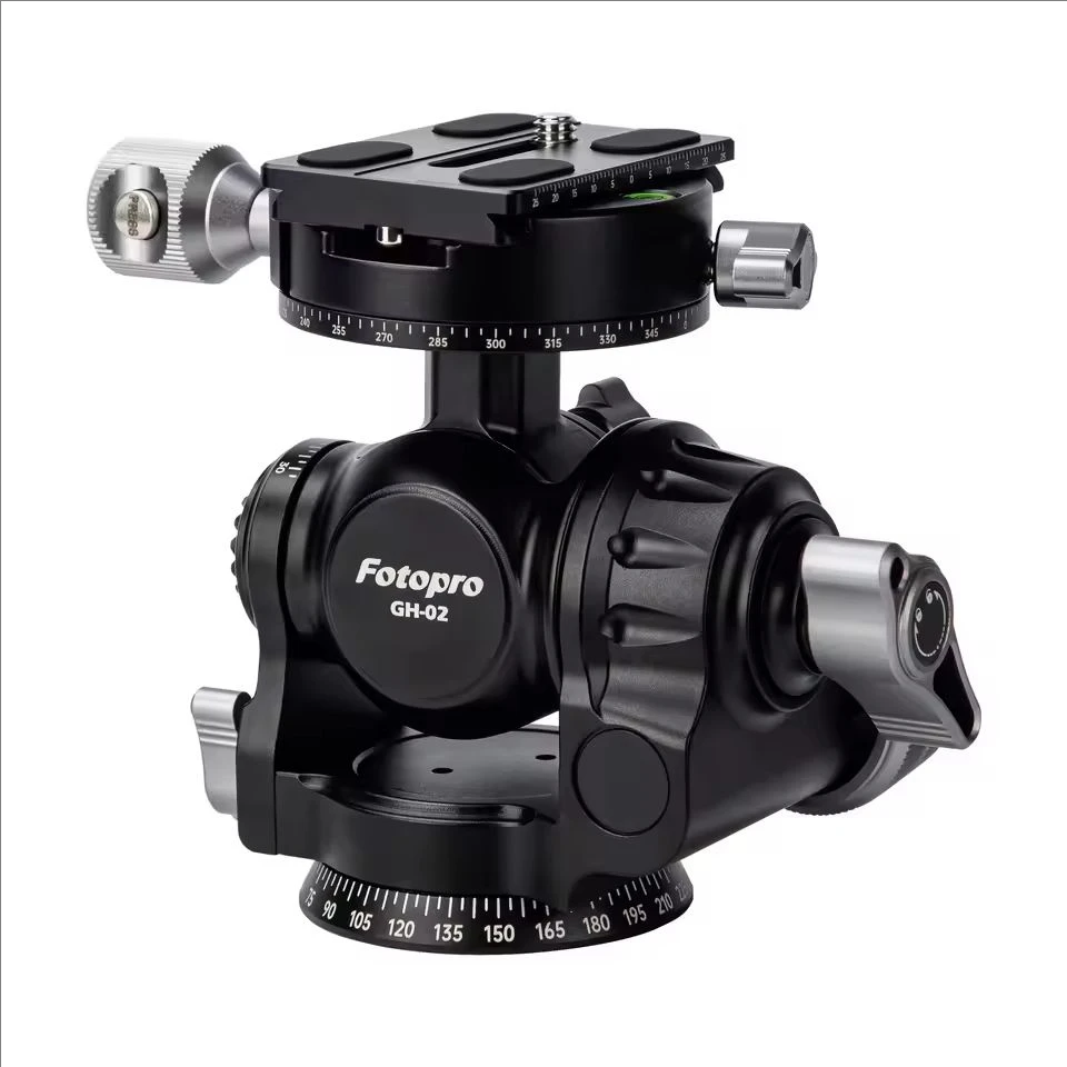 Fotopro GH02 /GH03 3D Gear Head Precision Composition with Grip Macro Millimeter Shooting Architecture Max Load 5kg