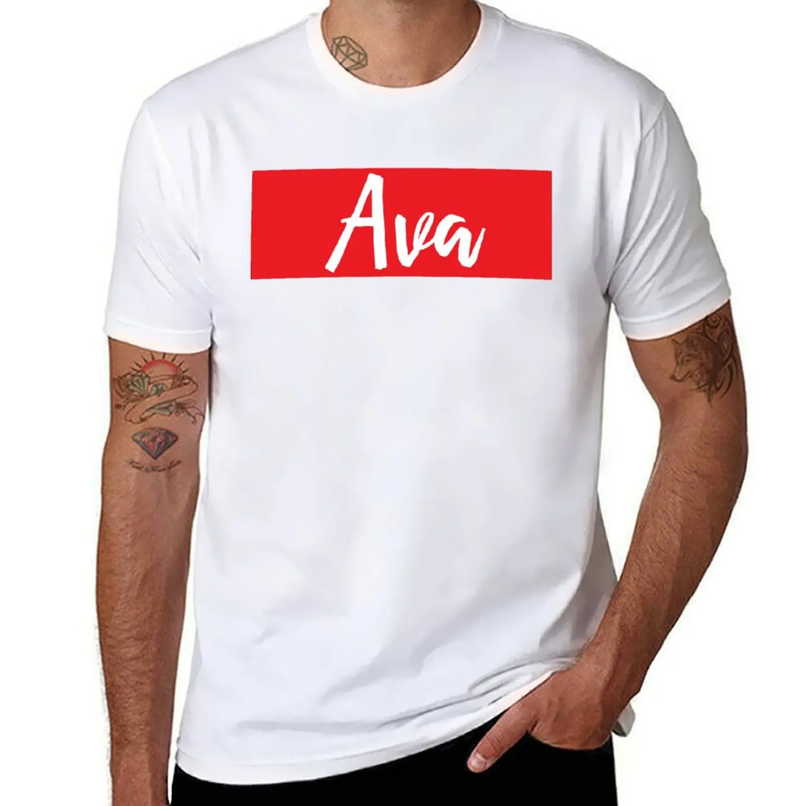 

Ava My Name is Ava! T-Shirt funny t shirts dark humor g man t shirts for men cotton tshirt 100% T-shirt