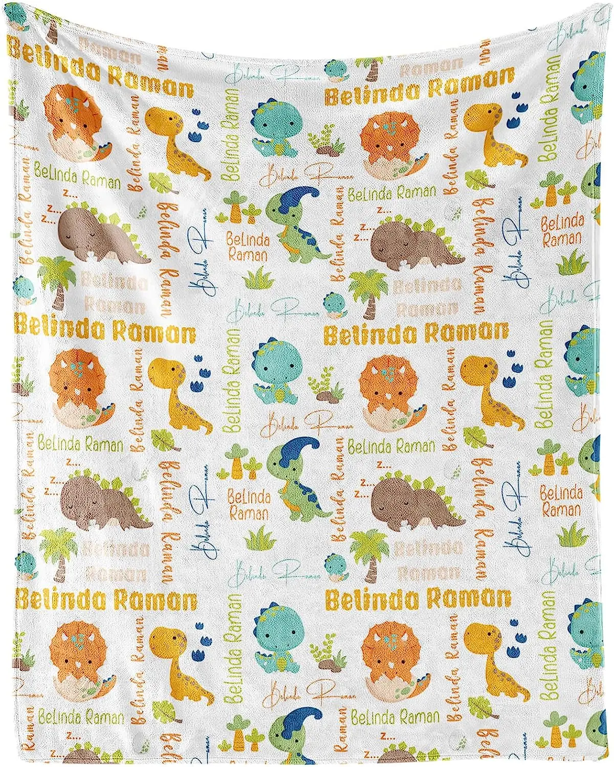 Custom Dinosaur Blanket Gifts, 60