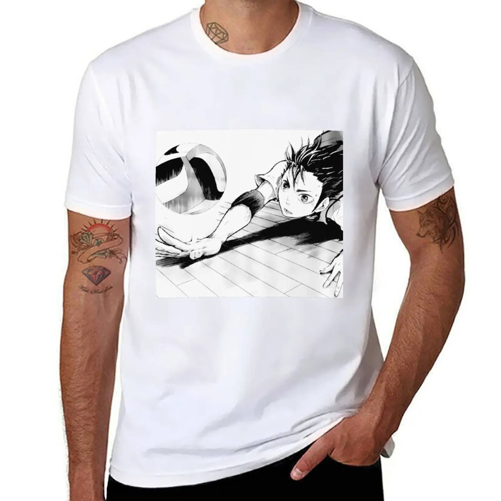 

Nishinoya T-Shirt t shirt man cotton t shirt man plain T-Shirt