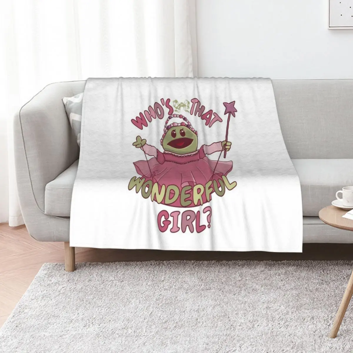 Nanalan who’s that wonderful girl Throw Blanket Single for babies anime Thermal Travel Blankets For Baby Blankets